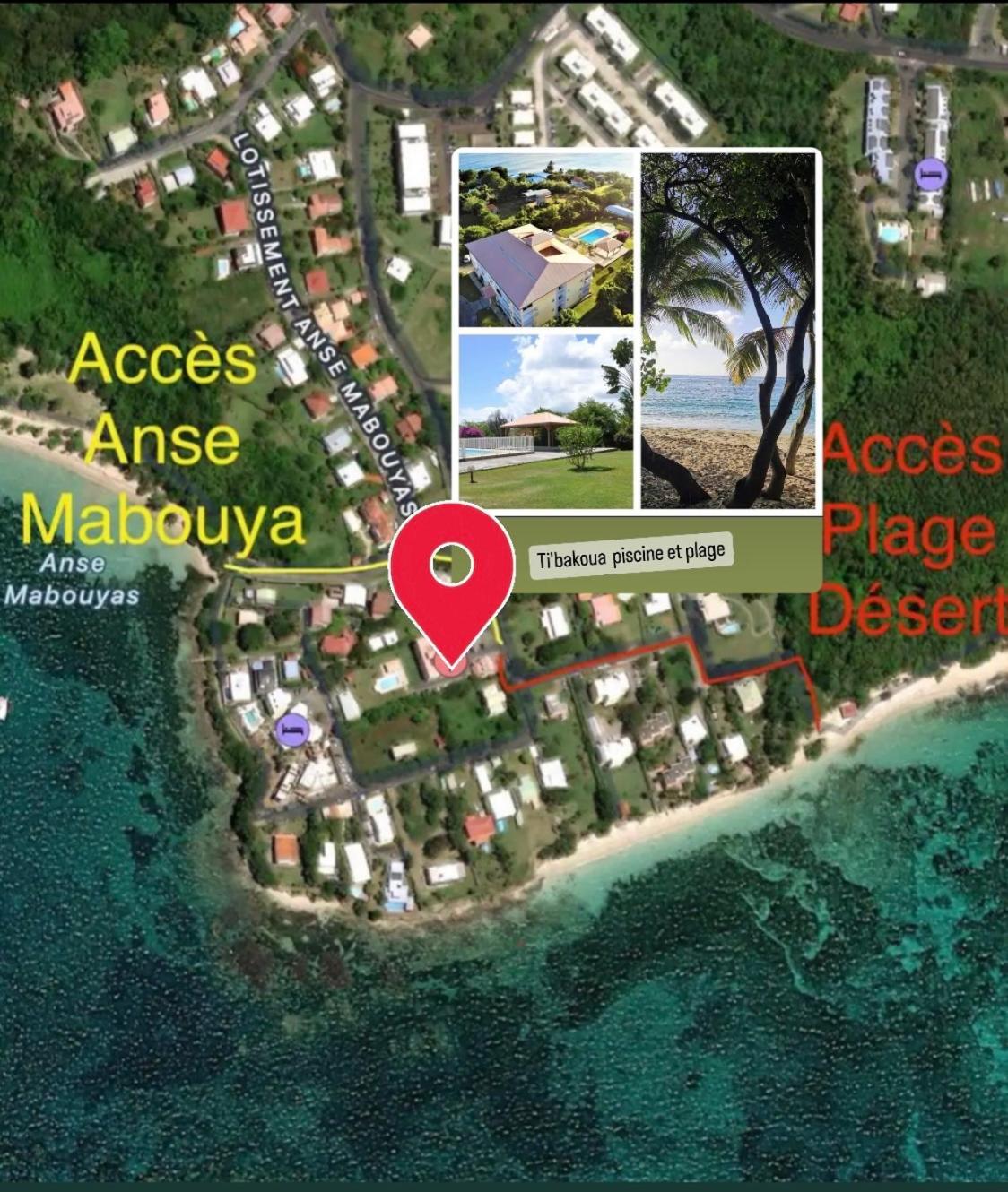 Ti'Bakoua A Sainte-Luce Plage Et Piscine Extérieur photo